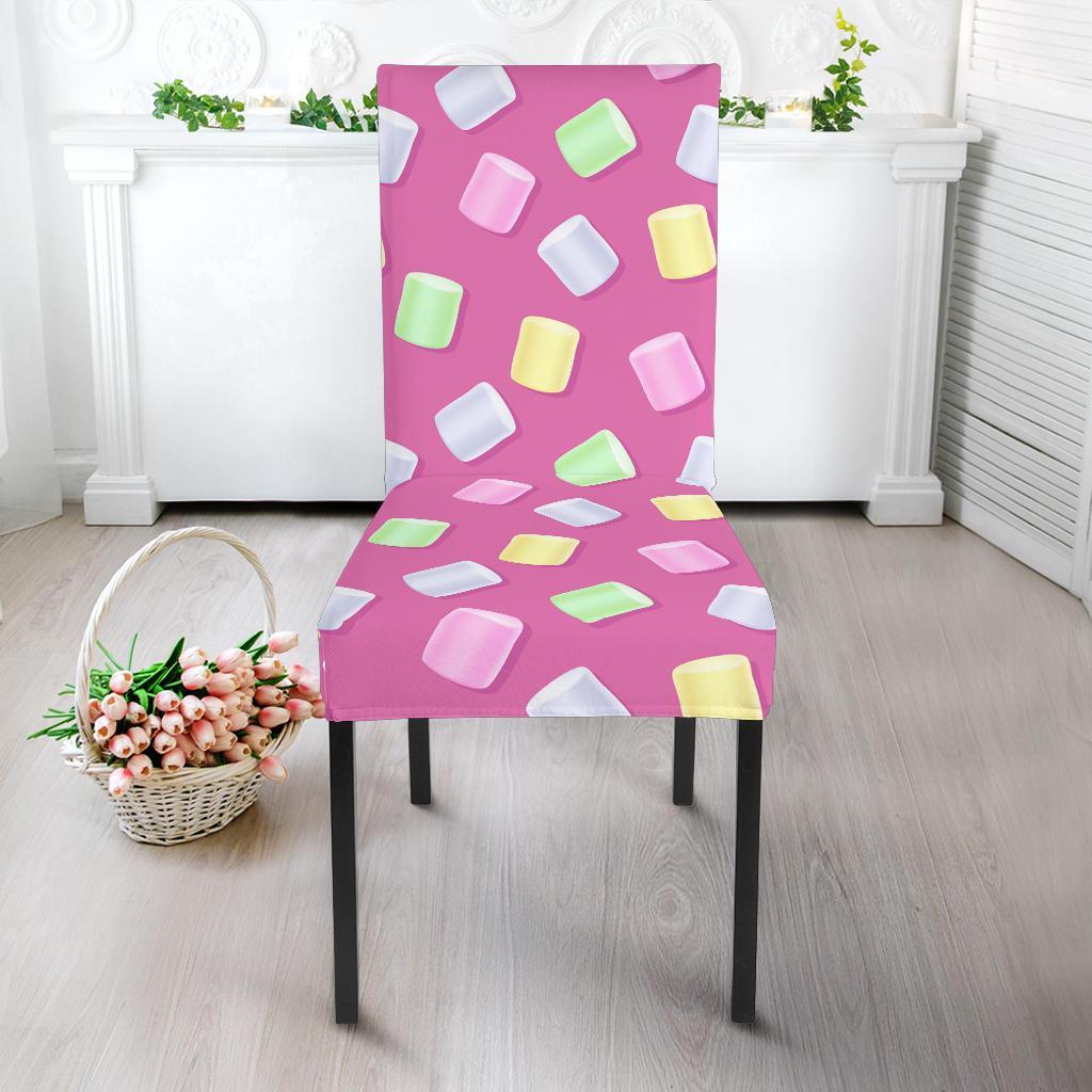 Marshmallow Colorful Pattern Print Chair Cover-grizzshop