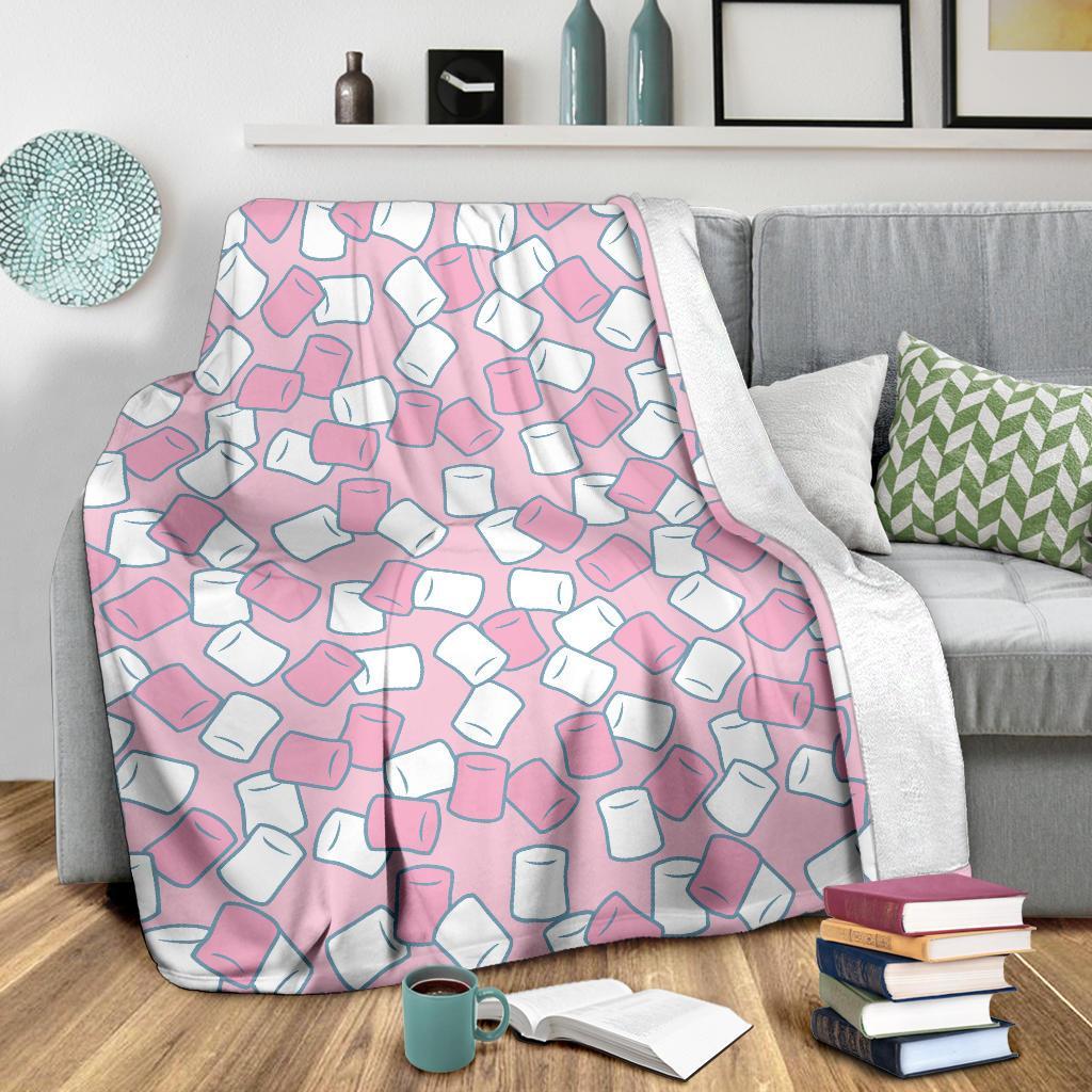 Marshmallow Colorful Print Pattern Blanket-grizzshop