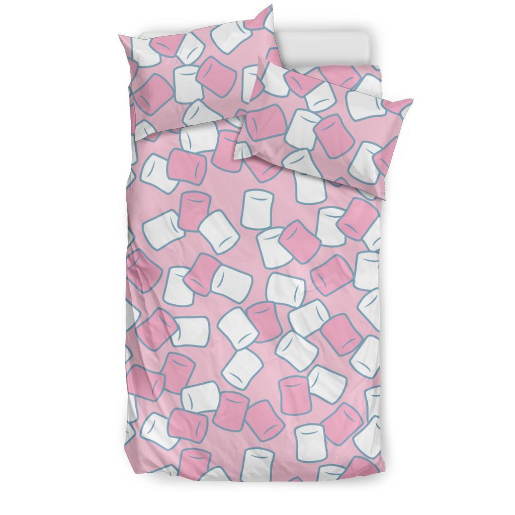 Marshmallow Colorful Print Pattern Duvet Cover Bedding Set-grizzshop