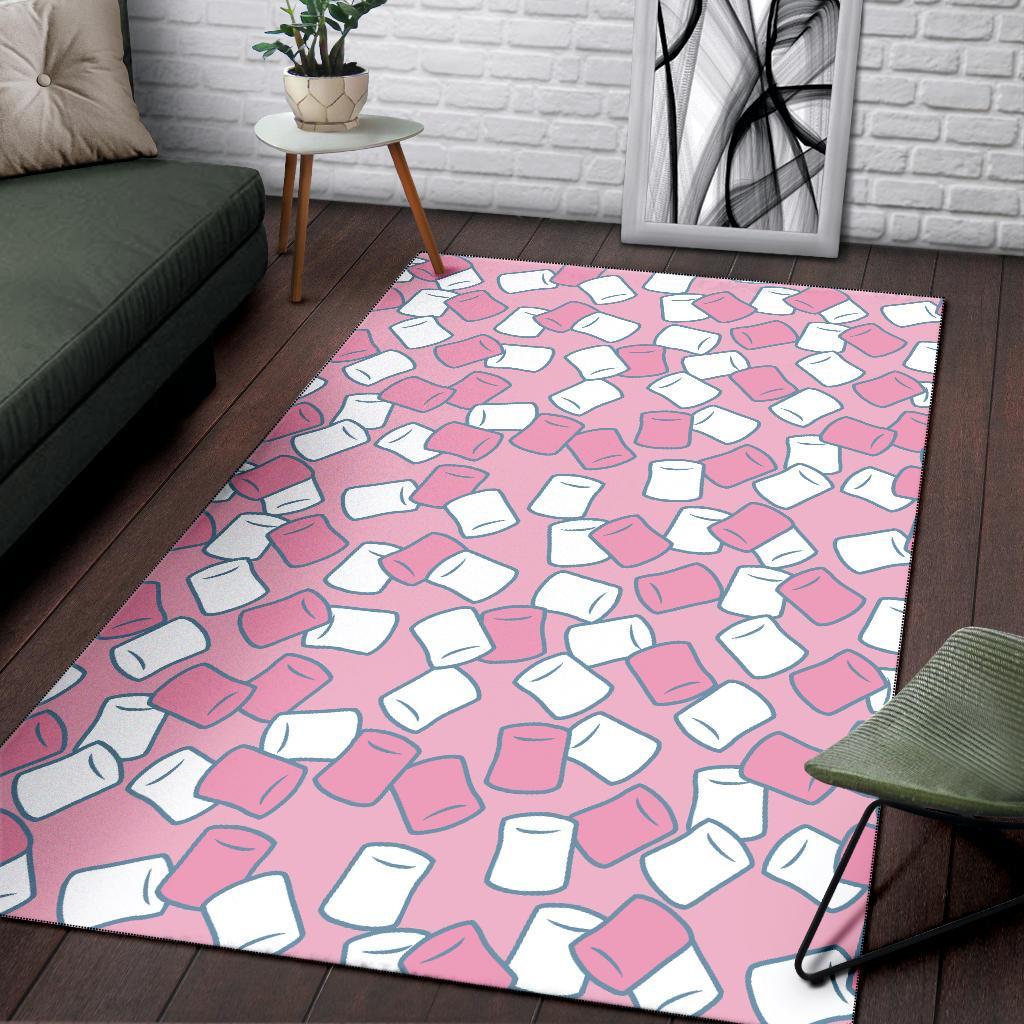 Marshmallow Colorful Print Pattern Floor Mat-grizzshop