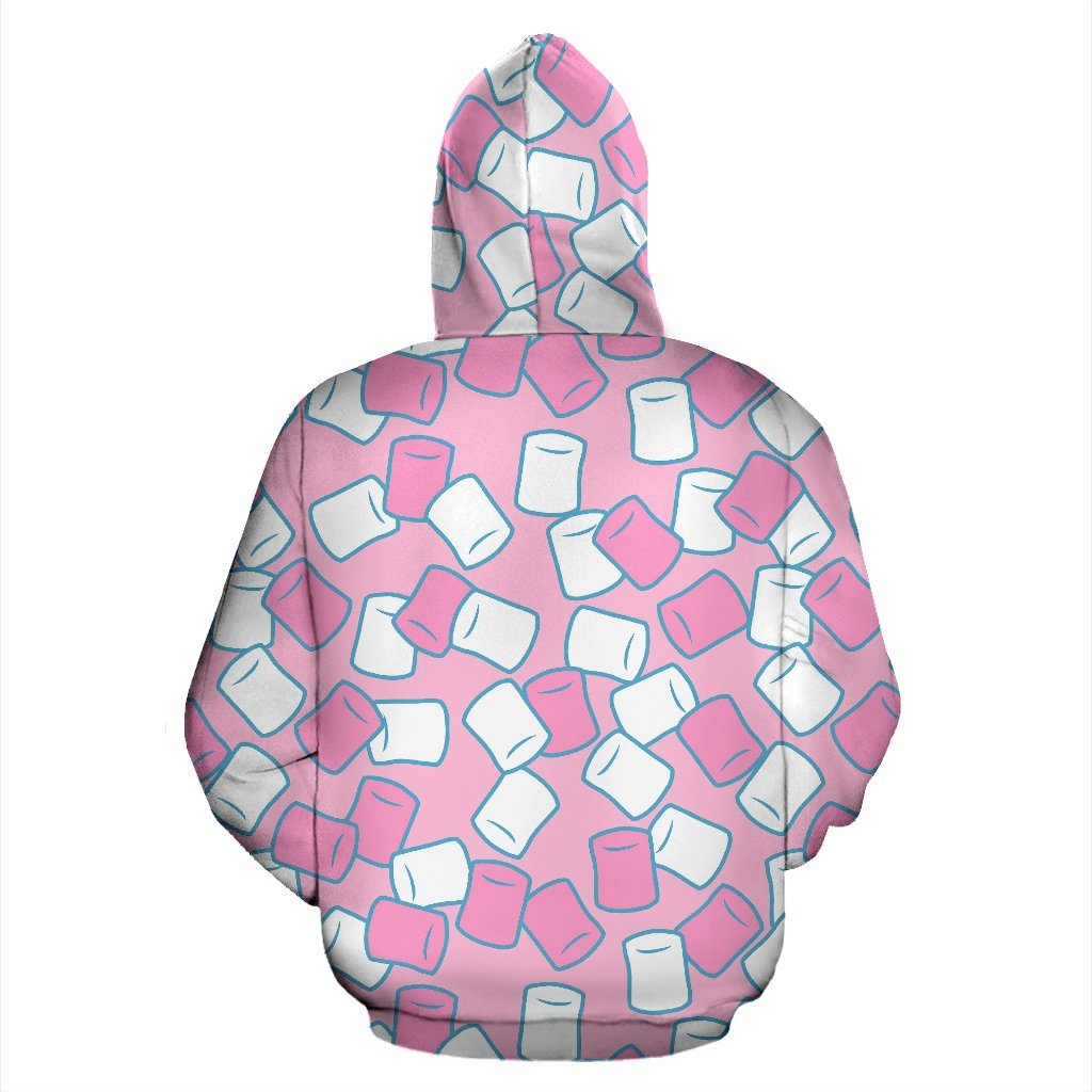 Marshmallow Colorful Print Pattern Men Women Pullover Hoodie-grizzshop