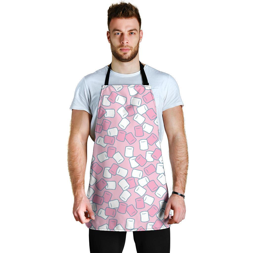 Marshmallow Colorful Print Pattern Men's Apron-grizzshop