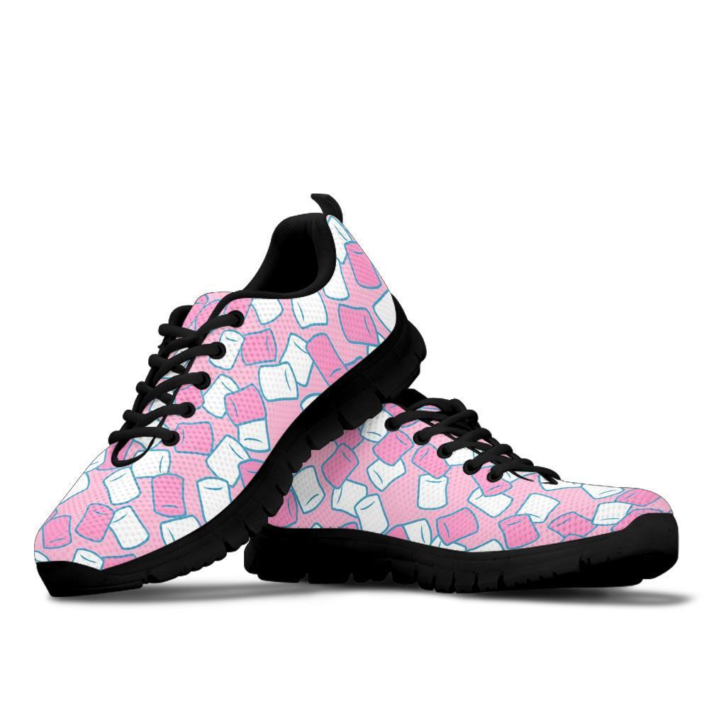 Marshmallow Colorful Print Pattern Sneaker Shoes For Men Women-grizzshop