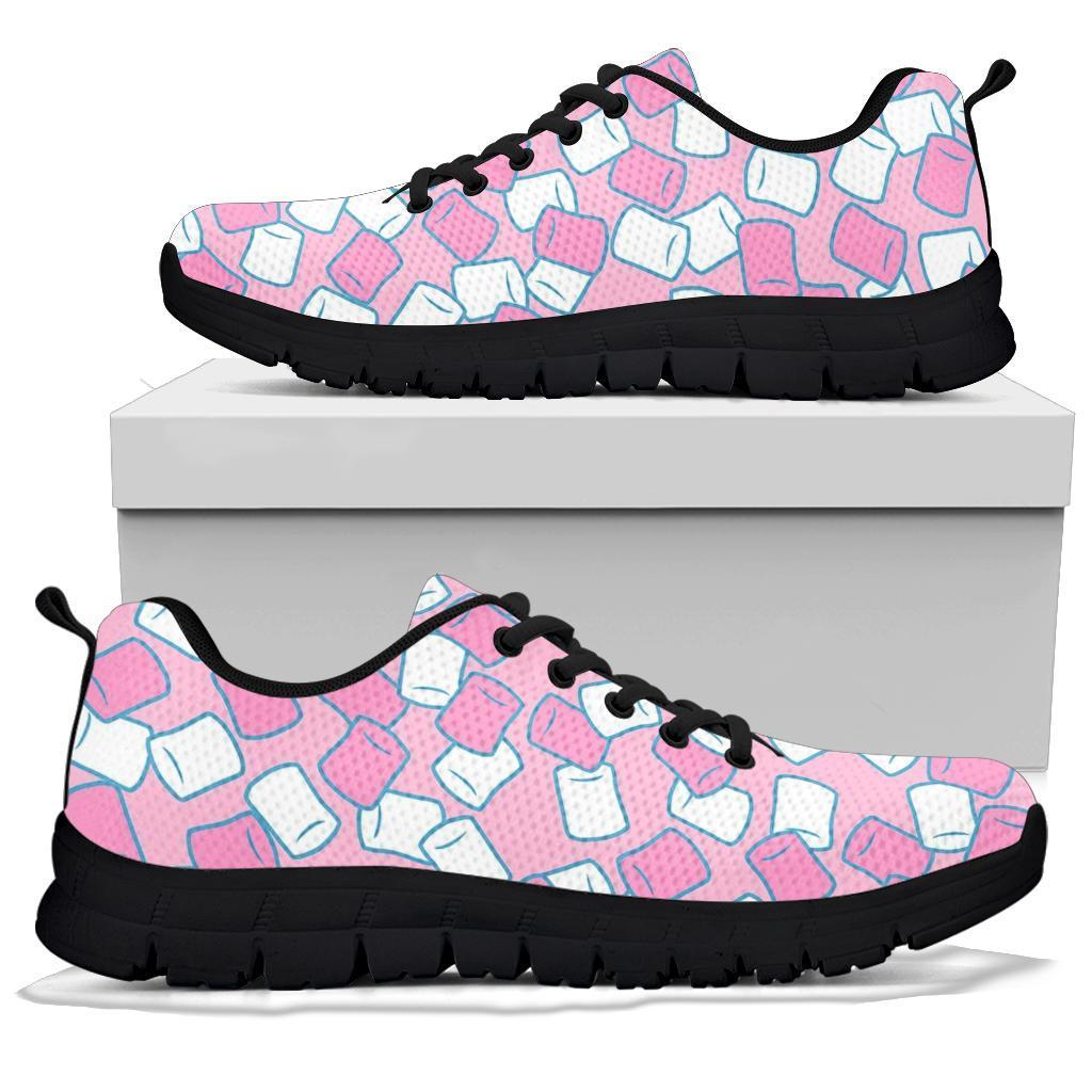 Marshmallow Colorful Print Pattern Sneaker Shoes For Men Women-grizzshop