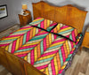 Marshmallow Pattern Print Bed Set Quilt-grizzshop