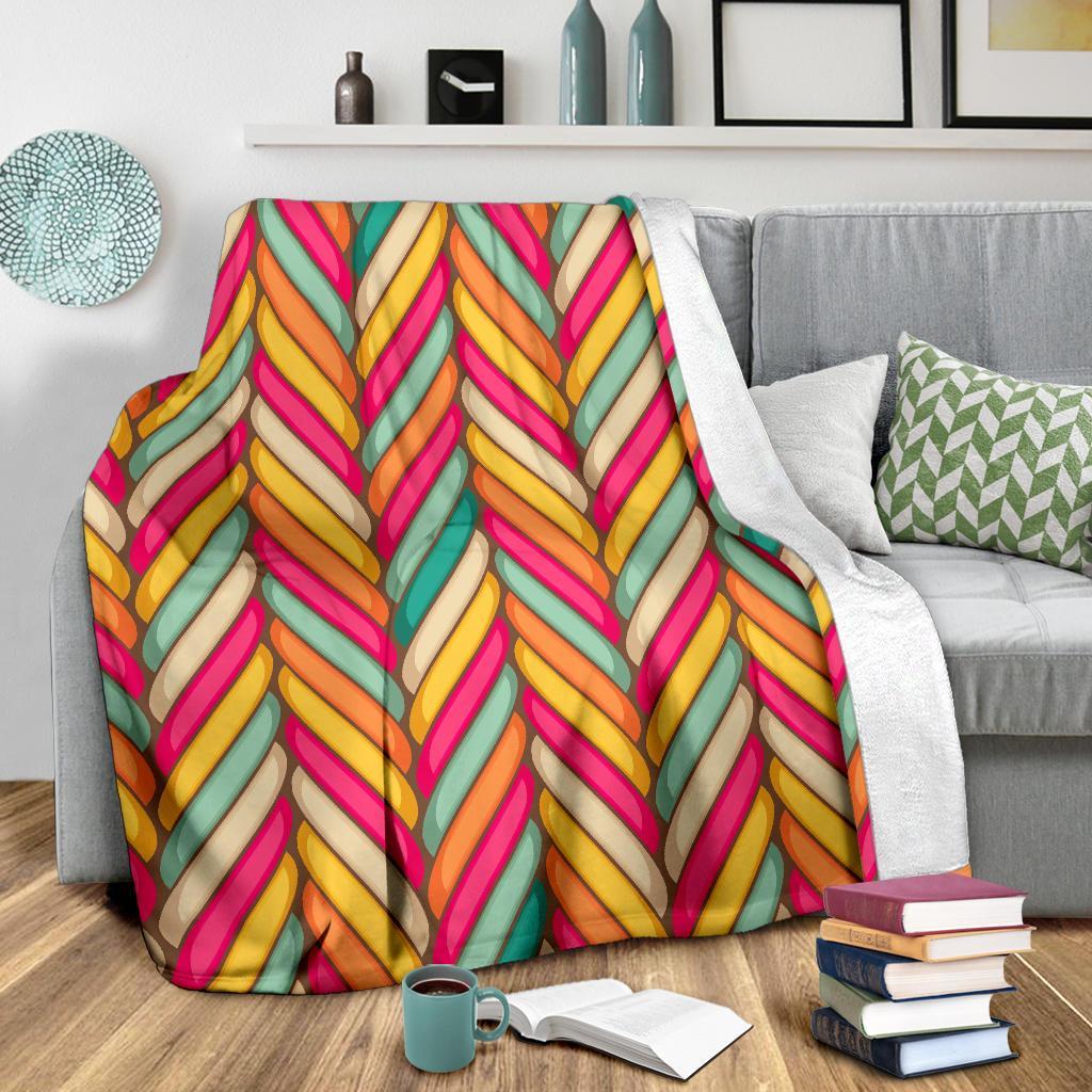 Marshmallow Pattern Print Blanket-grizzshop