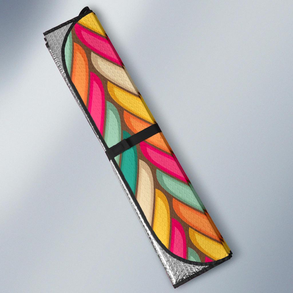 Marshmallow Pattern Print Car Sun Shade-grizzshop