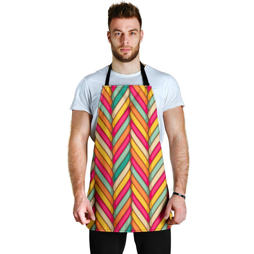 Marshmallow Pattern Print Men's Apron-grizzshop