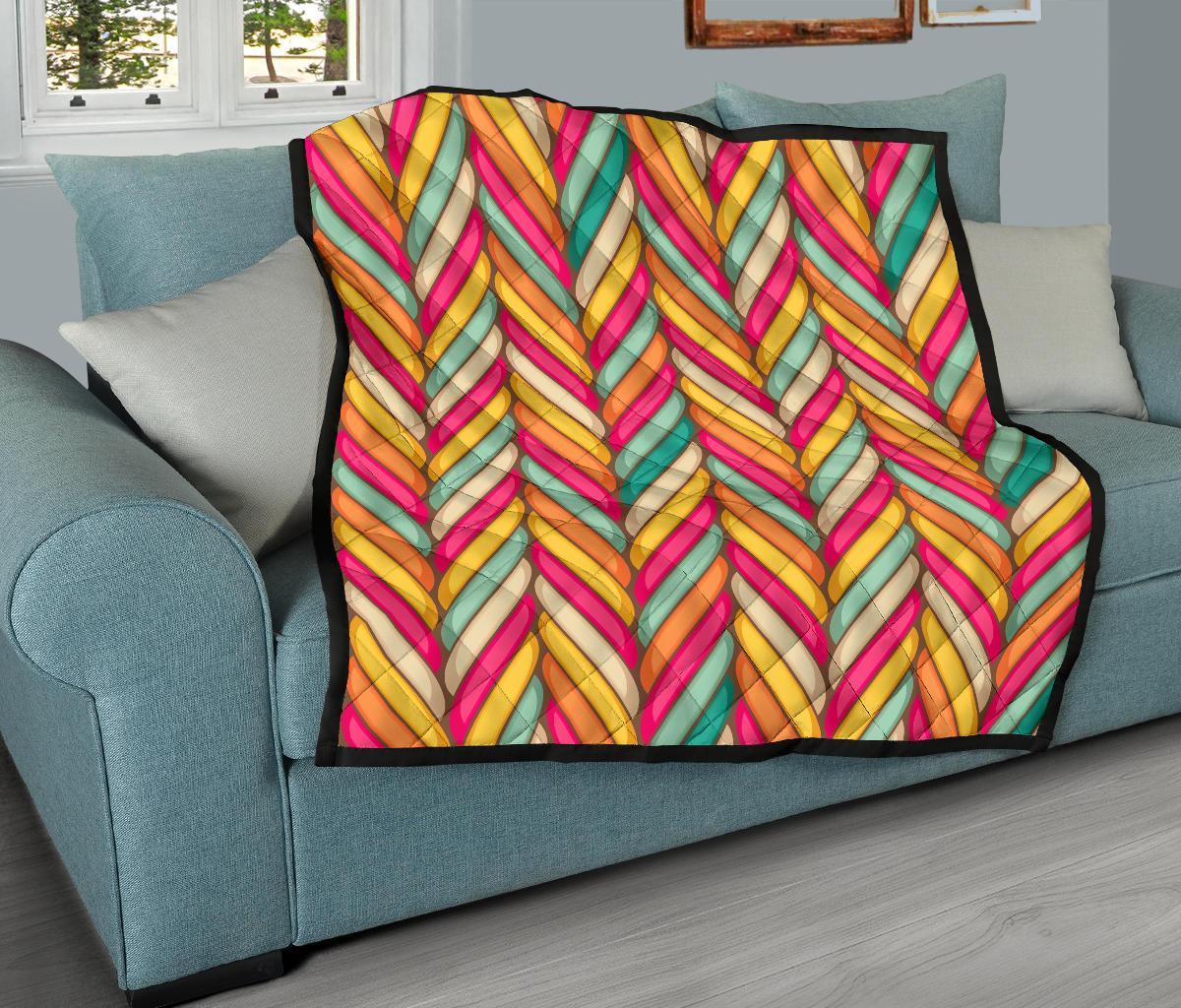 Marshmallow Pattern Print Quilt-grizzshop