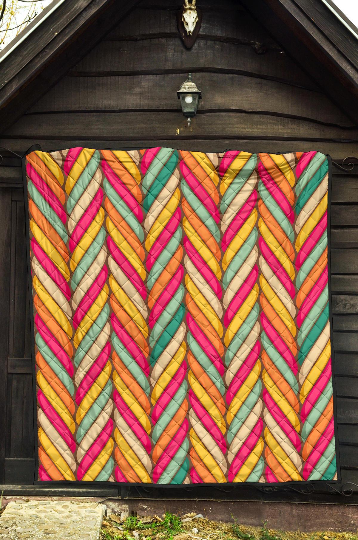 Marshmallow Pattern Print Quilt-grizzshop