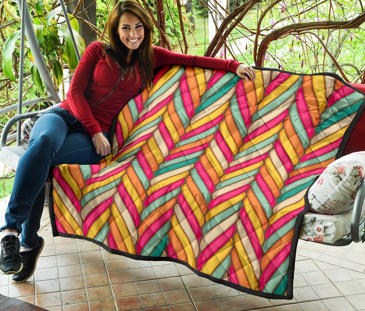 Marshmallow Pattern Print Quilt-grizzshop