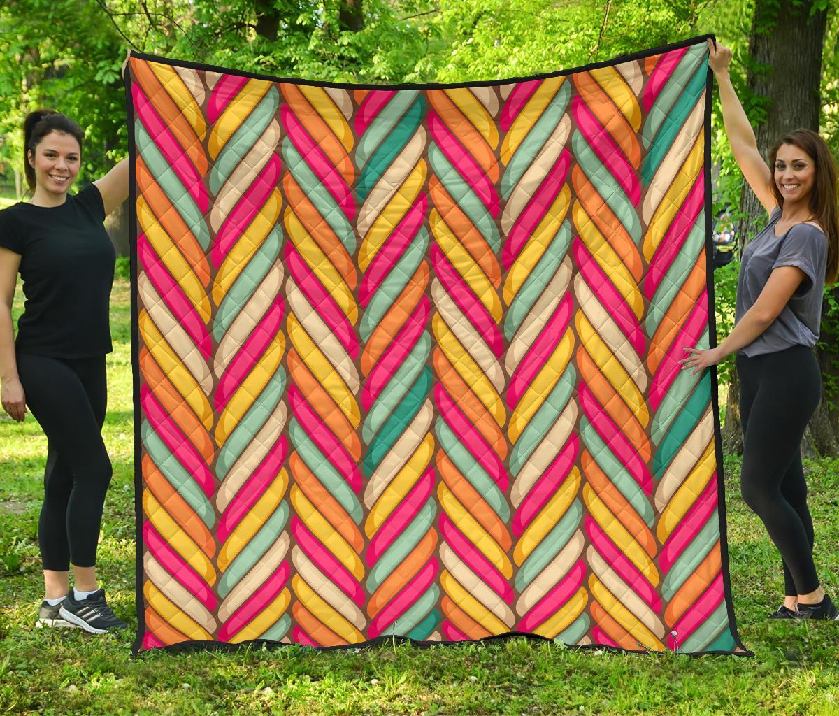 Marshmallow Pattern Print Quilt-grizzshop