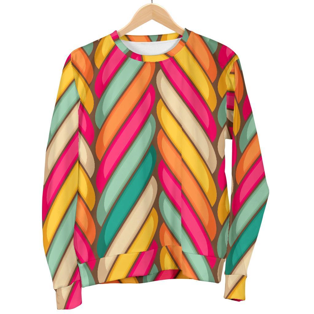 Marshmallow Pattern Print Women's Sweatshirt-grizzshop