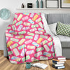 Marshmallow Pink Pattern Print Blanket-grizzshop