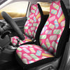 Marshmallow Pink Pattern Print Universal Fit Car Seat Covers-grizzshop