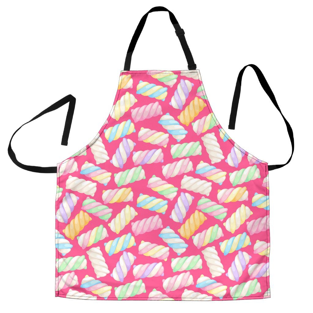 Marshmallow Pink Pattern Print Women's Apron-grizzshop