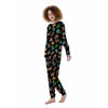 Mask Tribal Tiki Print Pattern Women's Pajamas-grizzshop