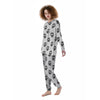 Mask Welding Print Pattern Women's Pajamas-grizzshop