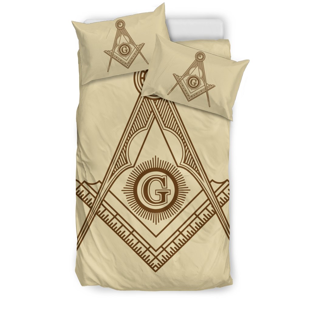Masonic Freemason Duvet Cover Bedding Set-grizzshop