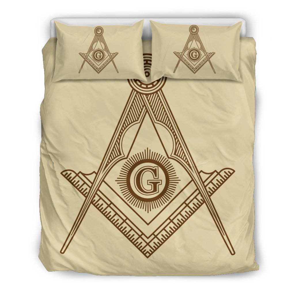 Masonic Freemason Duvet Cover Bedding Set-grizzshop