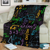 Math Pattern Print Blanket-grizzshop