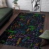 Math Pattern Print Floor Mat-grizzshop