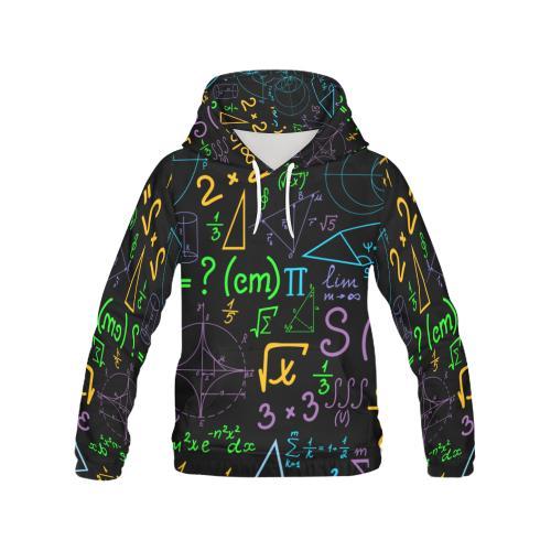 Math Pattern Print Men Pullover Hoodie-grizzshop