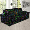 Math Pattern Print Sofa Covers-grizzshop