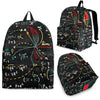 Math Print Pattern Backpack-grizzshop