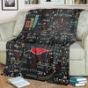 Math Print Pattern Blanket-grizzshop