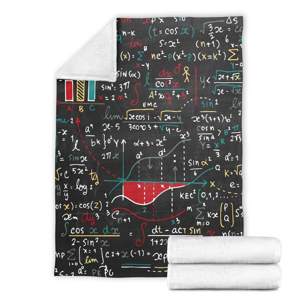 Math Print Pattern Blanket-grizzshop