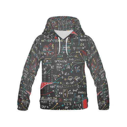 Math Print Pattern Men Pullover Hoodie-grizzshop