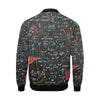 Math Print Pattern Men's Bomber Jacket-grizzshop