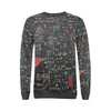 Math Print Pattern Women's Sweatshirt-grizzshop