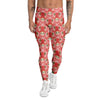 Matryoshka Traditional Pink Print Pattern Men's Leggings-grizzshop