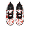 Meat Red Print Pattern Black Sneaker-grizzshop