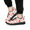 Meat Red Print Pattern Black Sneaker-grizzshop