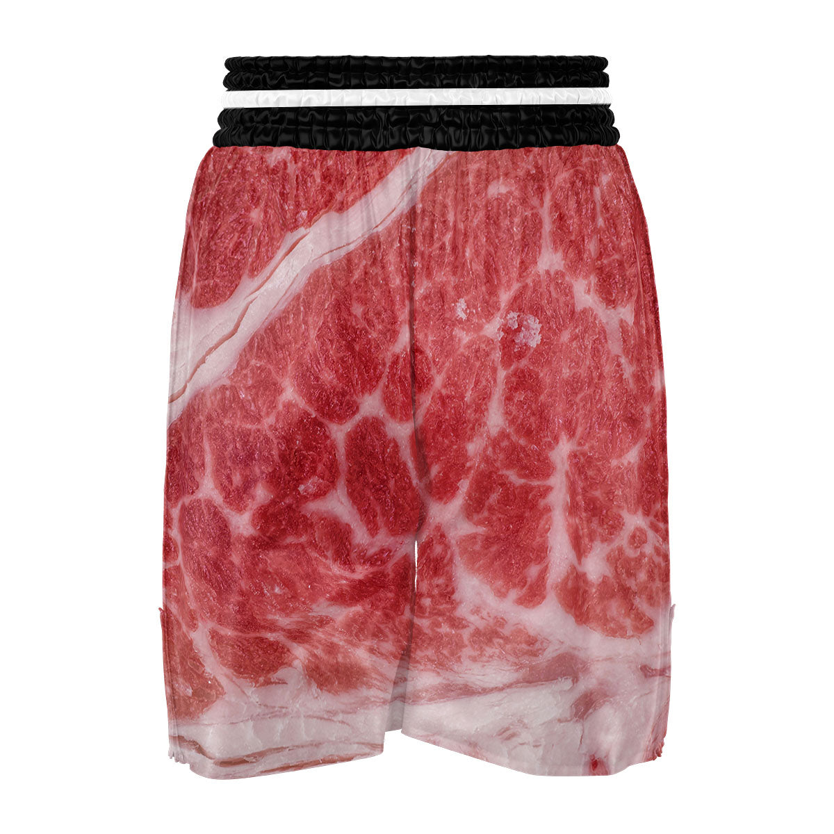 Meat Wagyu Beef Print Boxing Shorts-grizzshop