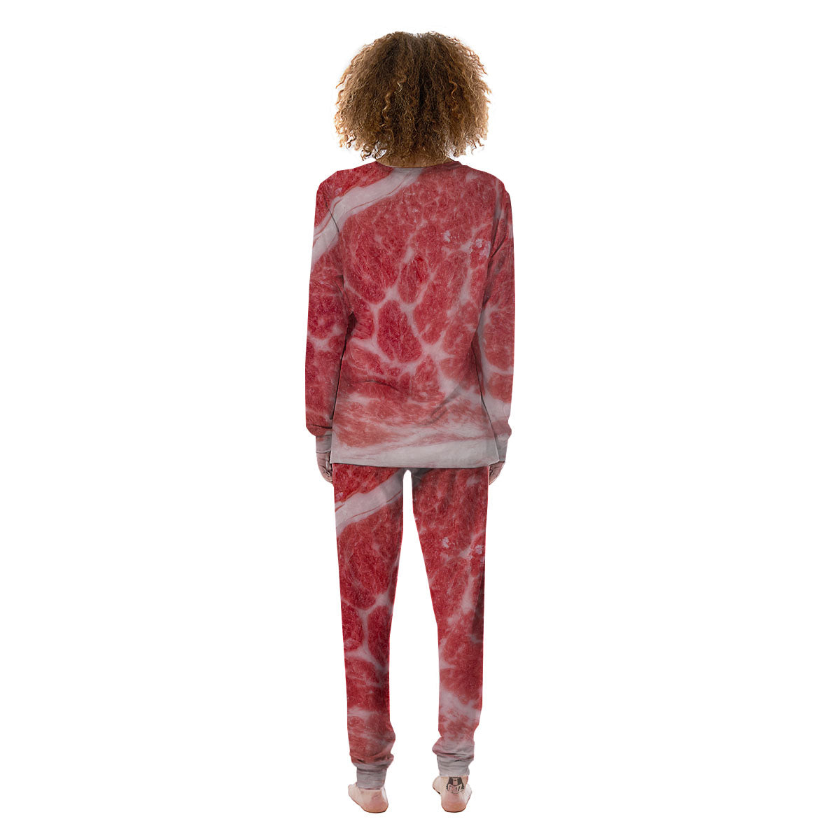 Meat Wagyu Beef Print Women's Pajamas-grizzshop