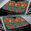 Mechanic Colorful Pattern Print Car Sun Shade-grizzshop
