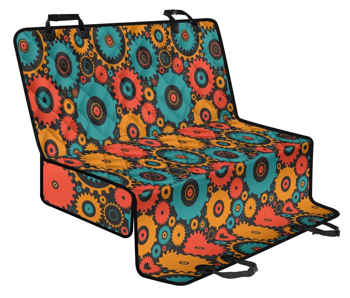 Mechanic Colorful Pattern Print Pet Car Seat Cover-grizzshop