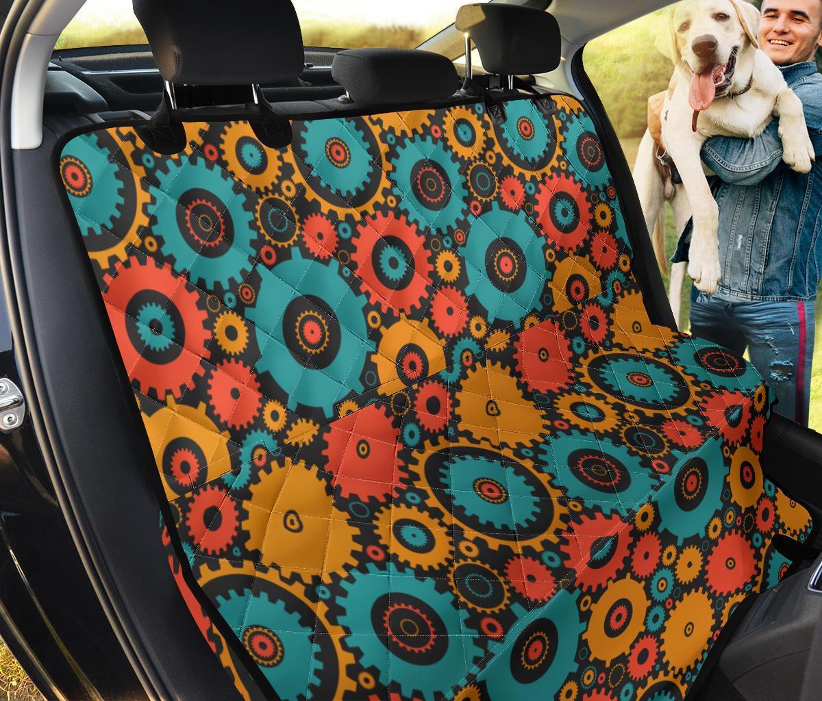 Mechanic Colorful Pattern Print Pet Car Seat Cover-grizzshop