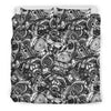 Mechanic Pattern Print Duvet Cover Bedding Set-grizzshop