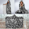 Mechanic Pattern Print Hooded Blanket-grizzshop