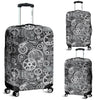 Mechanic Print Pattern Luggage Cover Protector-grizzshop