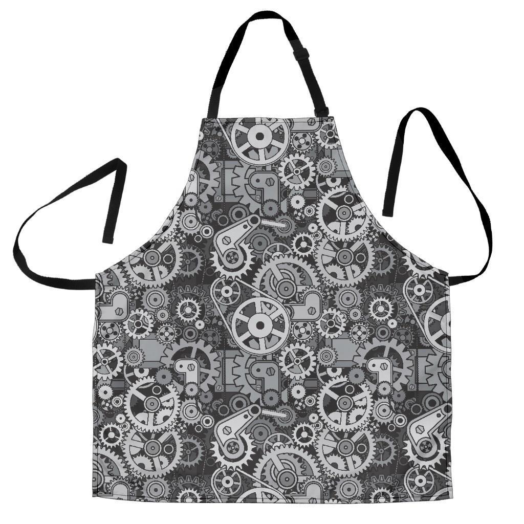 Mechanic Print Pattern Men's Apron-grizzshop