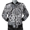 Mechanic Print Pattern Men's Bomber Jacket-grizzshop