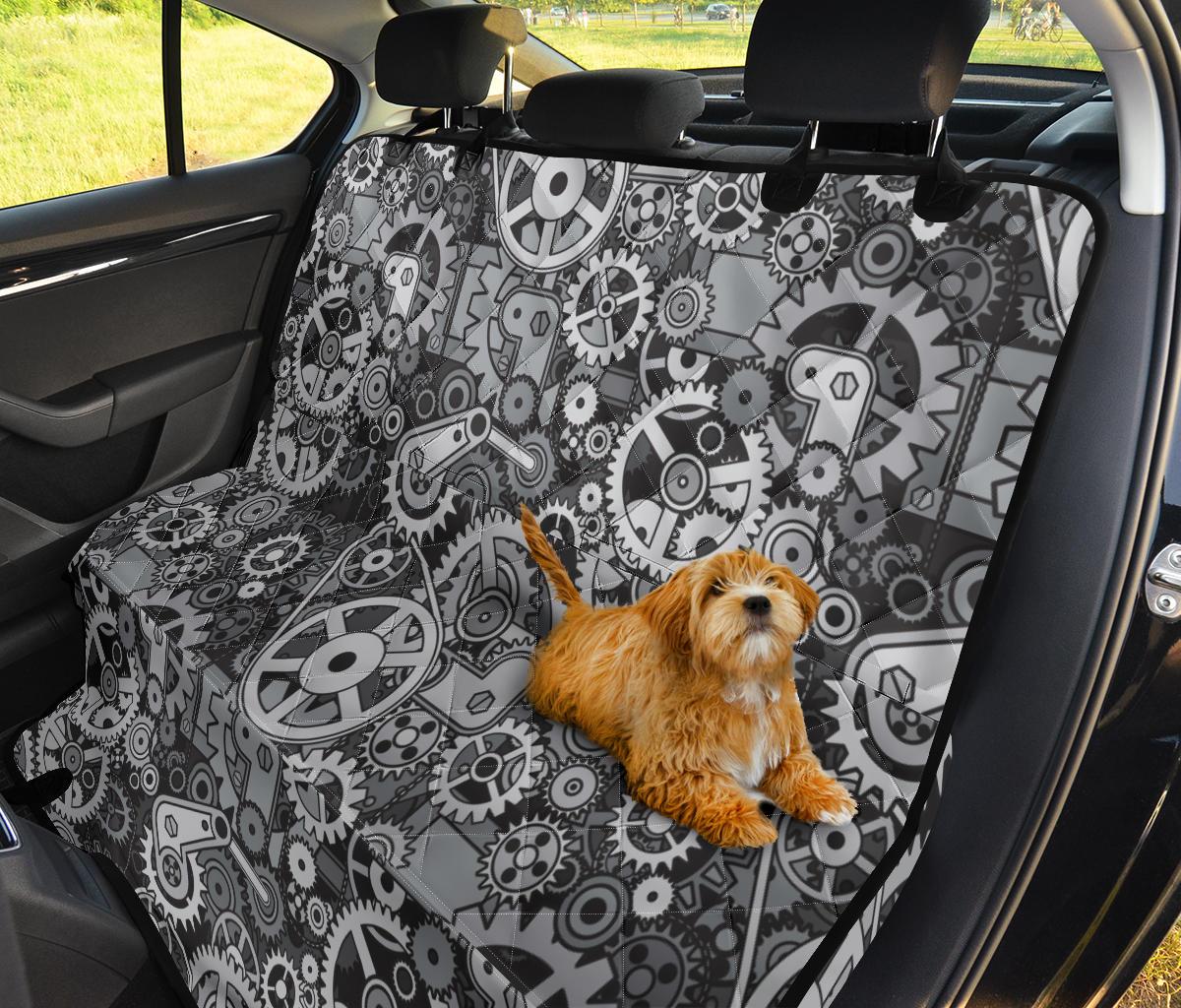 Mechanic Print Pattern Pet Car Seat Cover-grizzshop