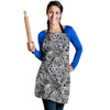 Mechanic Print Pattern Women's Apron-grizzshop