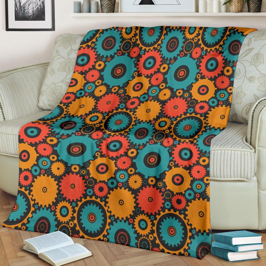 Mechanic Colorful Pattern Print Blanket-grizzshop